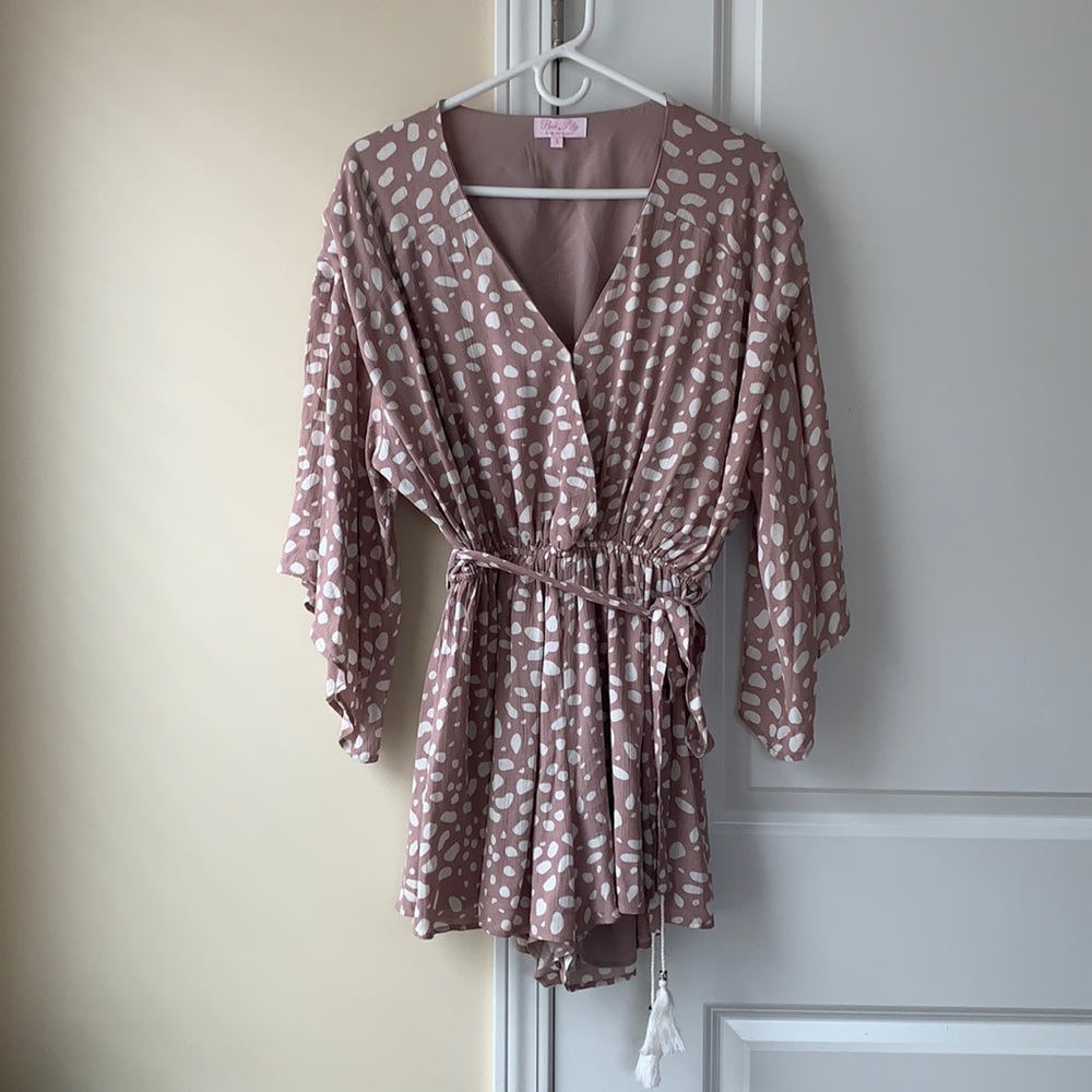 Dalmatian printed romper